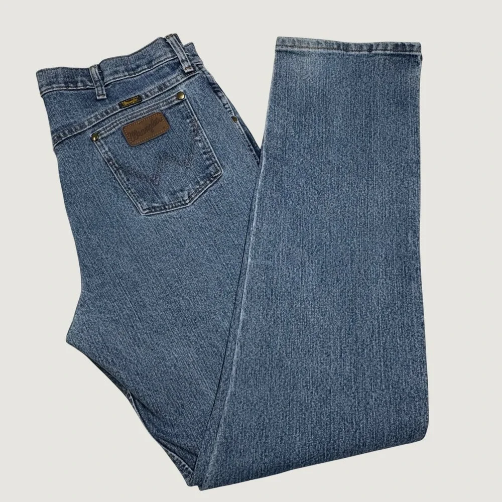 Wrangler 47MWZ Jeans Mens 36x36 Regular Fit Advanced Comfort Western Workwear